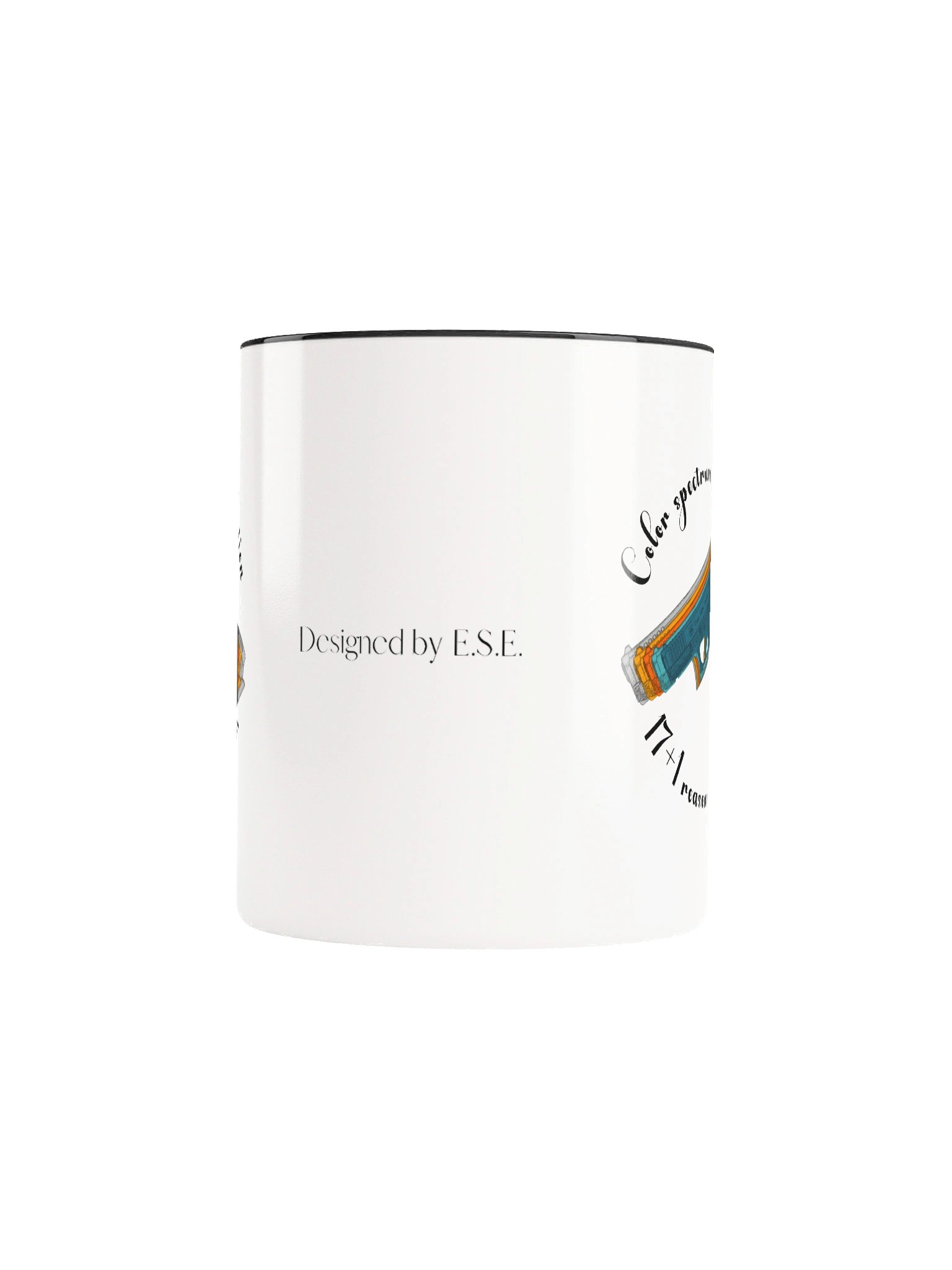 Glock 17 Spectrum - 17+1 Gründe für Perfektion Design Ceramic Mug product image (63)
