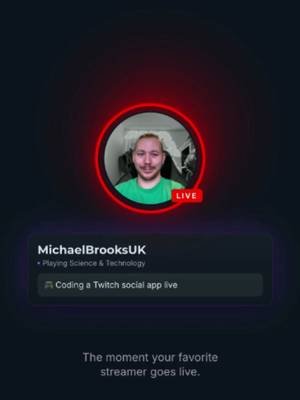 Twitch never made a social network. So I did. 🟣 The instant your favorite streamer goes live, a red ring drops into your feed. React with real Twitch emotes. Sub-only posts. All in one place. Sign in with Twitch — no new password. 👉 chattr.online #Twitch #TwitchStreamer #BuildInPublic #IndieDev #TwitchCommunity #Streamer #TwitchAffiliate #StreamerLife #TwitchClips #fyp