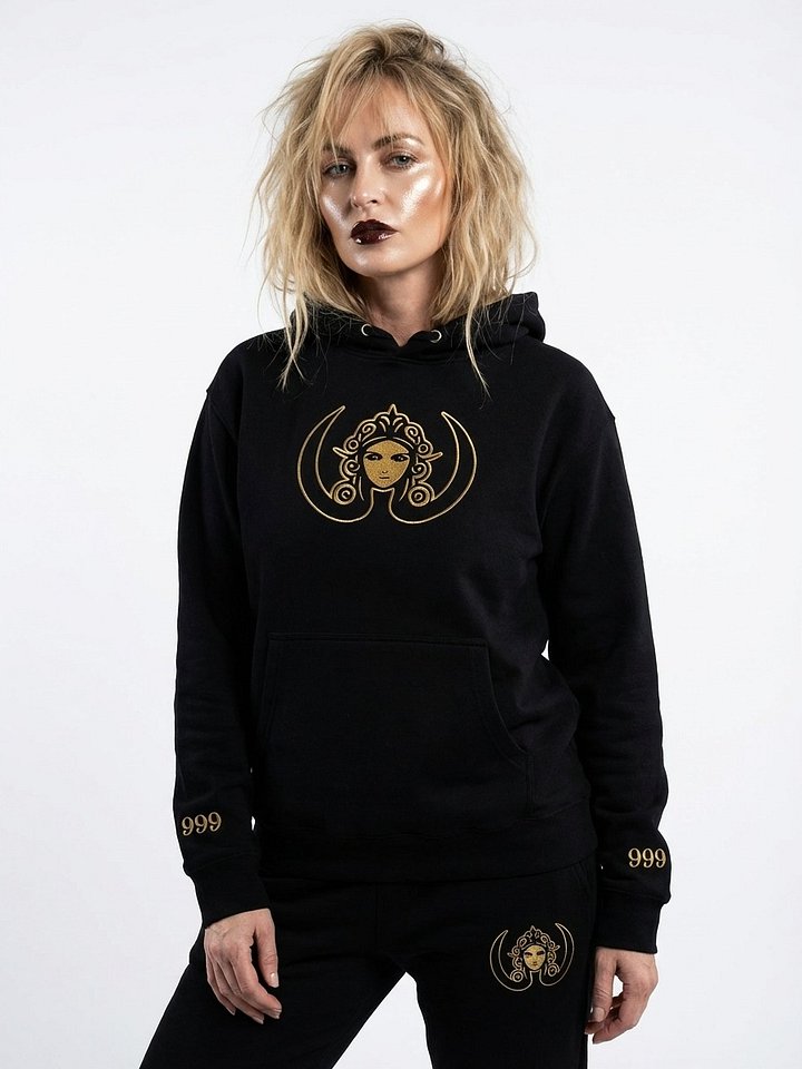 CIRCEMOON Divin Sacre Nombre 999 Hoodie, unisex, black product image (1)