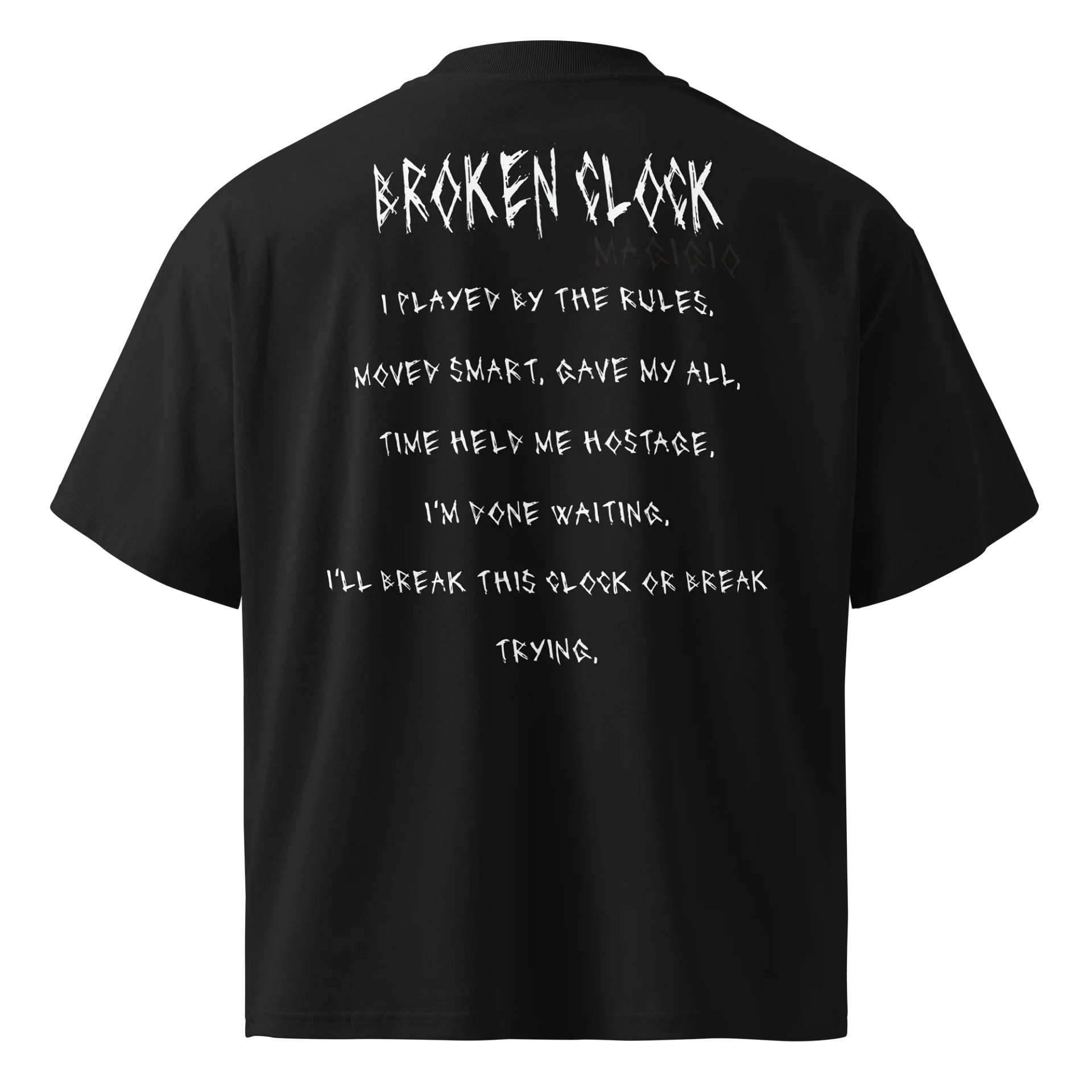 Magigio Broken Clock Essential Oversized Tee product image (4)