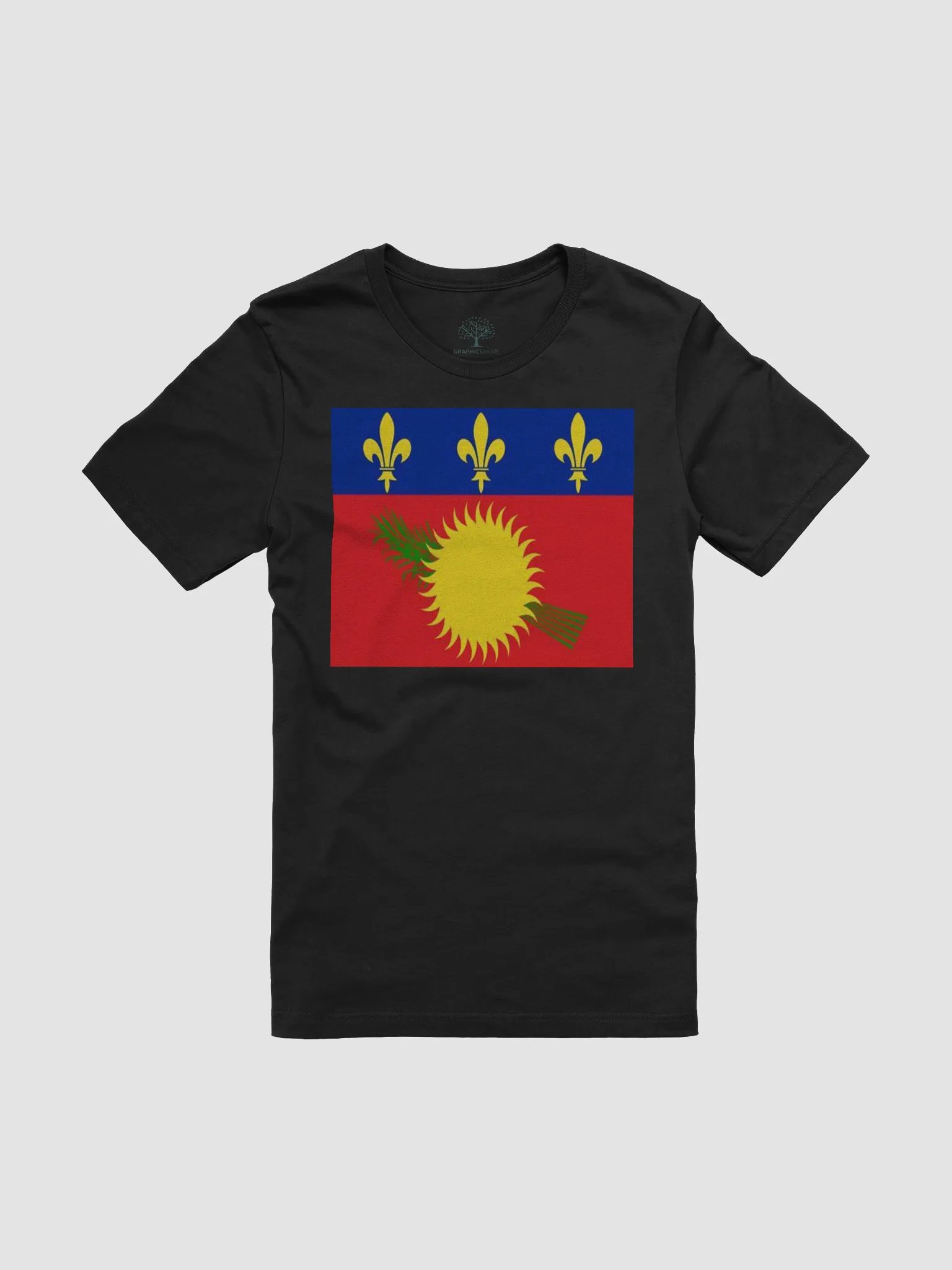 Exclusive Unisex Guadeloupe Flag Graphic Tee by Graphic Grove product image (3)