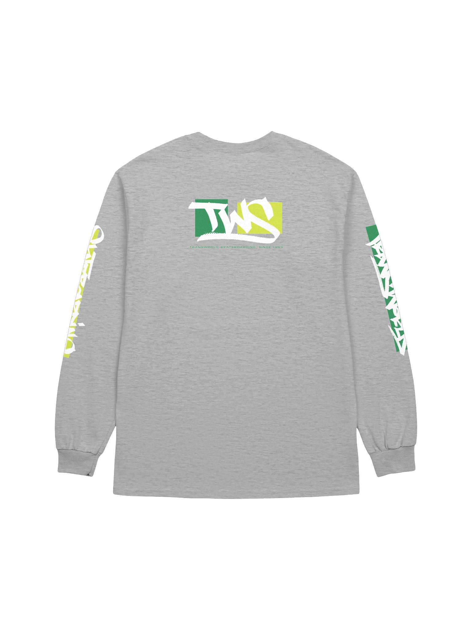Eli Morgan Gesner Handstyle Heather Gray Longsleeve T-Shirt product image (3)