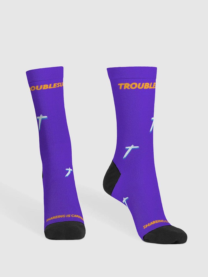 Troubl3sum Premium Sustainable Crew Socks product image (2)