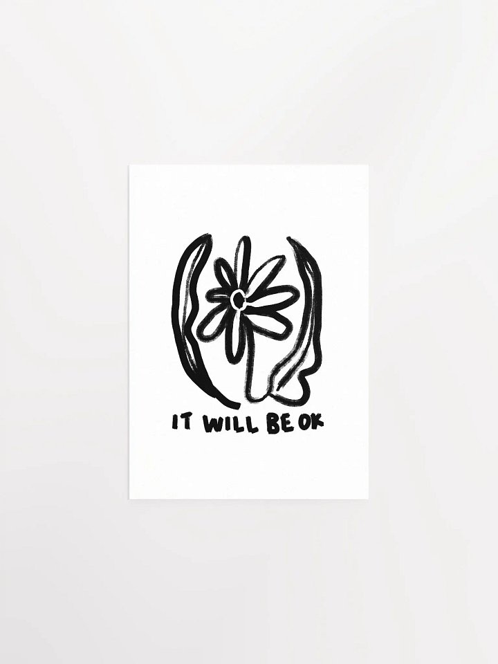 Be OK Art Print product image (9)