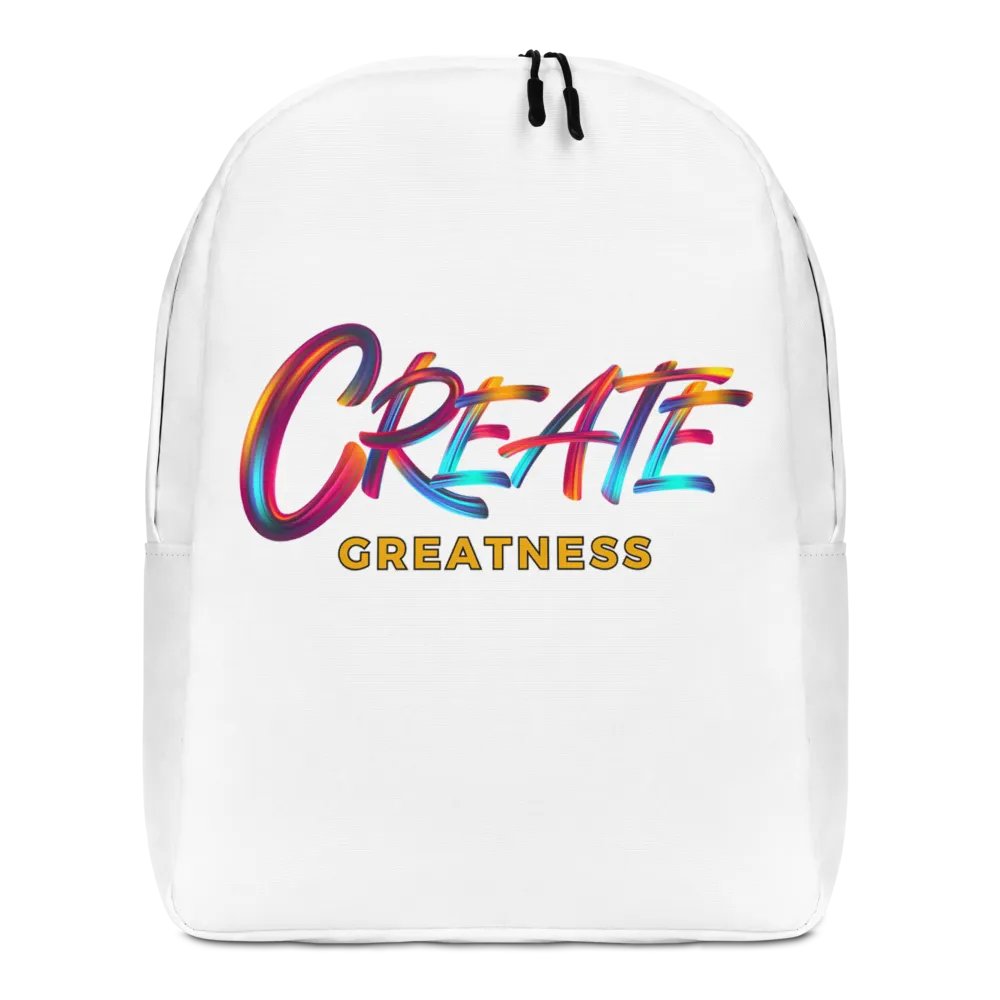 Create Greatness Large Print Backpack product image (4)