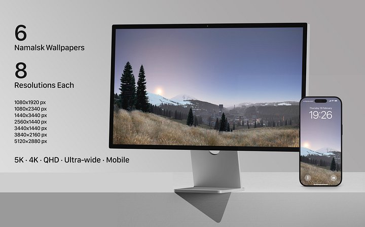 Namalsk Wallpapers – Frozen Survival Pack product image (2)