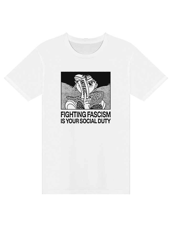 FIGHTING - T-shirt. white vers. product image (1)
