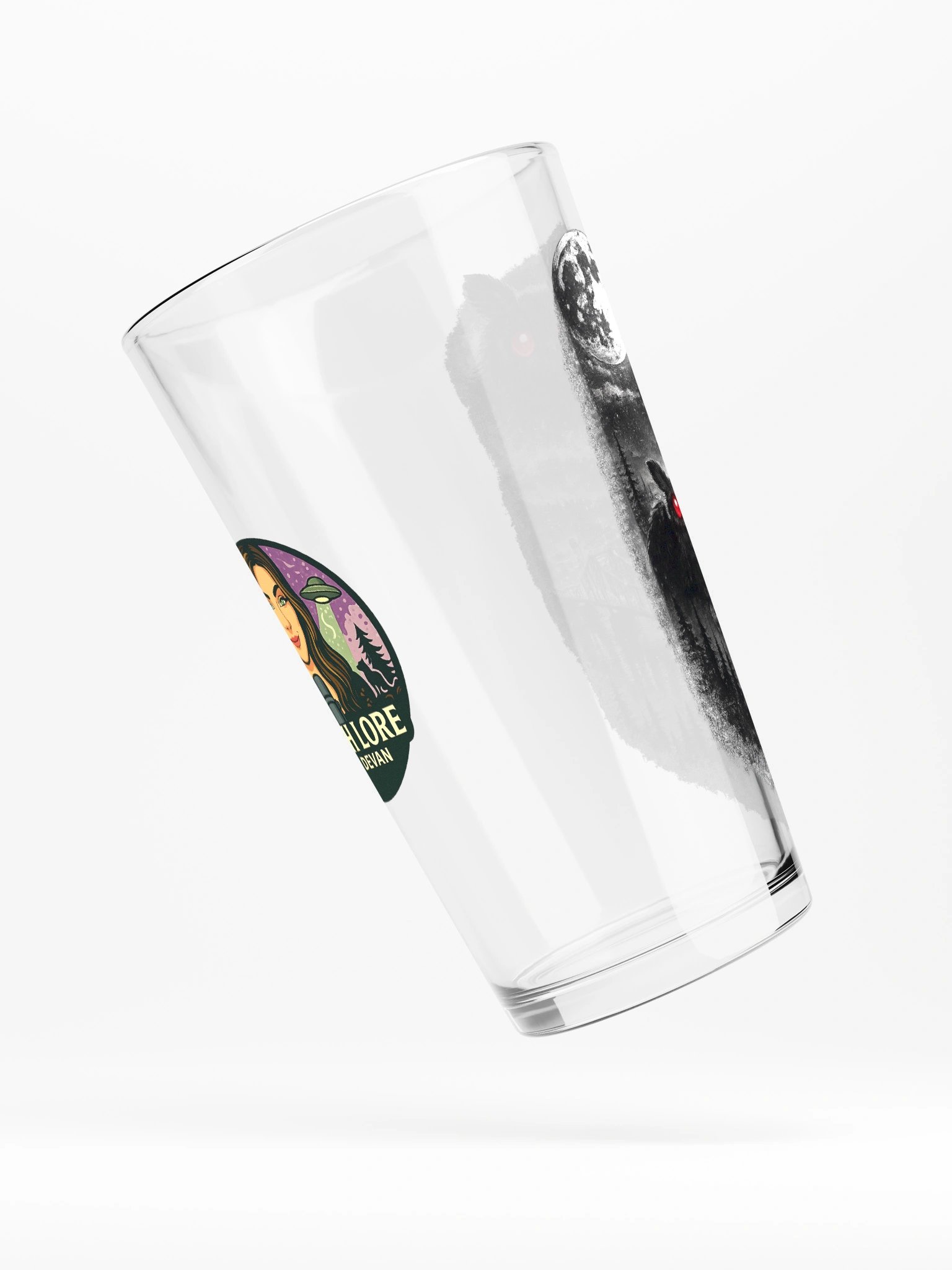 SENTIMENTAL MOTHMAN SHAKER PINT GLASS 16oz product image (5)