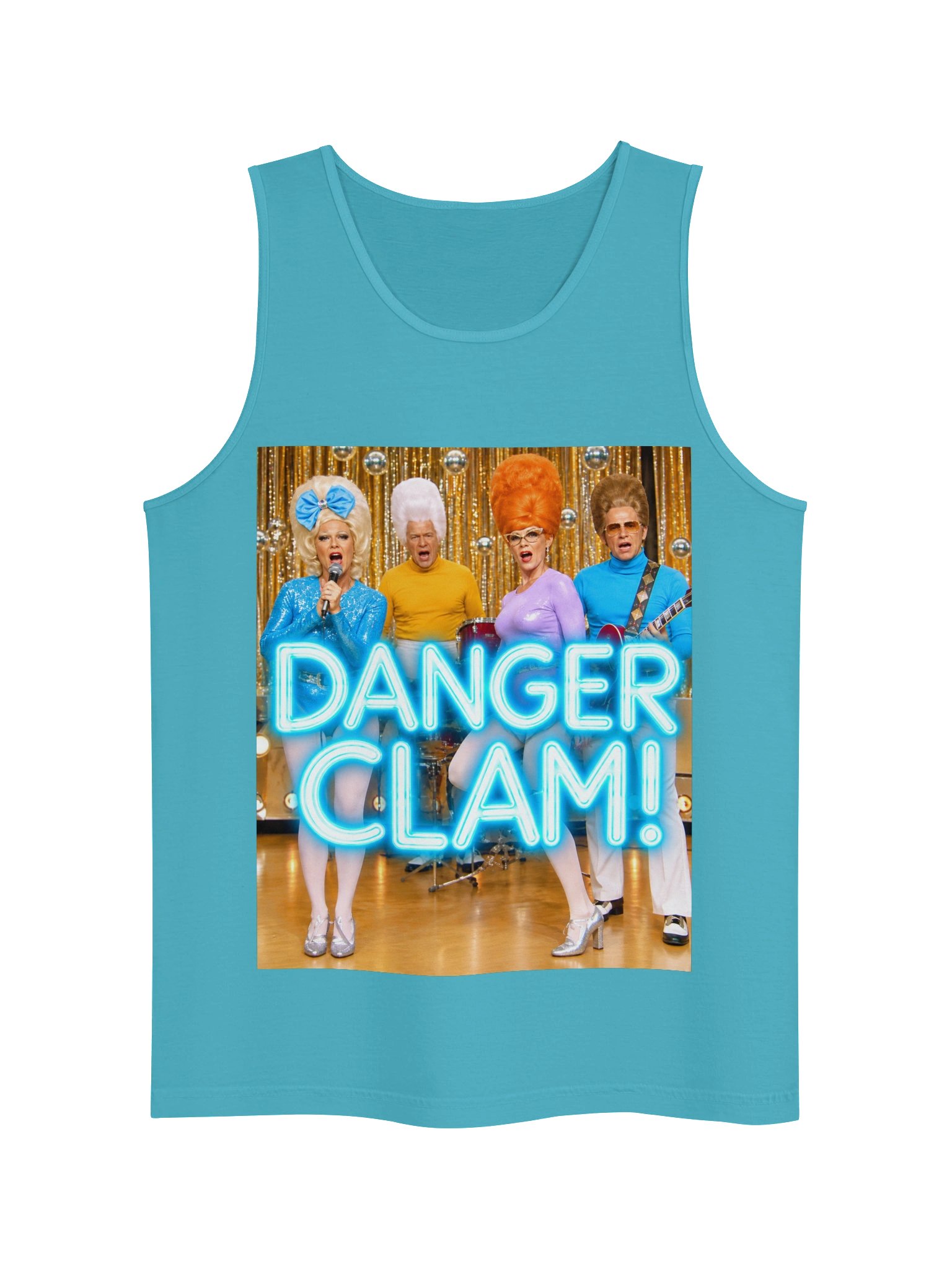 DANGER CLAM! | The Official Retro Flux TV Tank | Comfort Colors Unisex Garment-Dyed product image (3)
