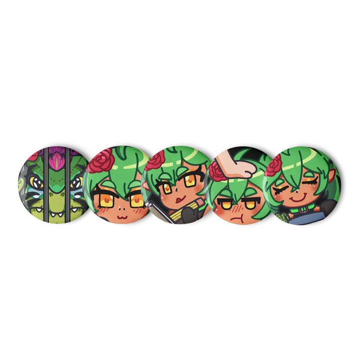 Kira's Face on Buttons 2 product image (2)