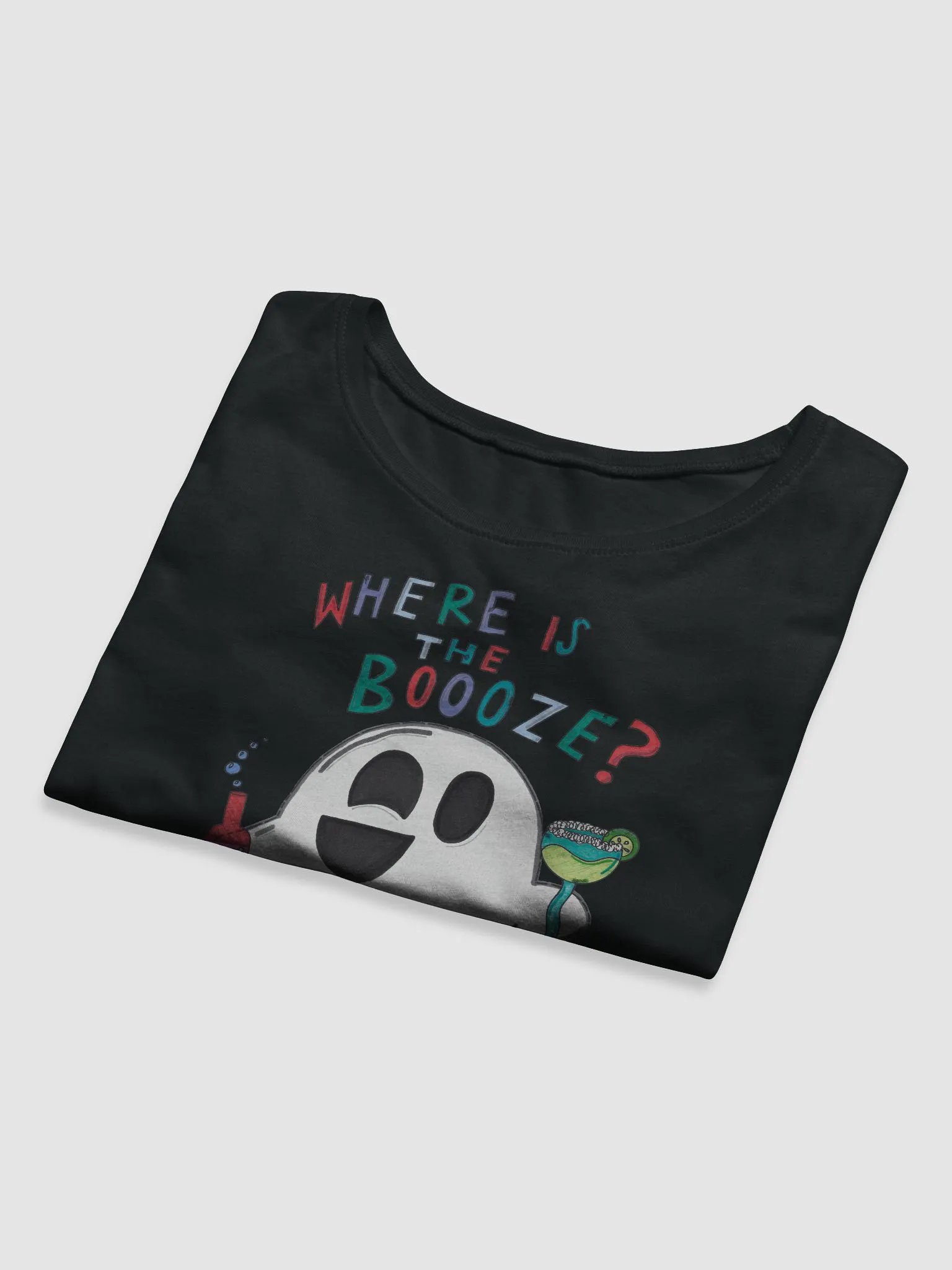 BOOOZE Crop Top - Black product image (8)