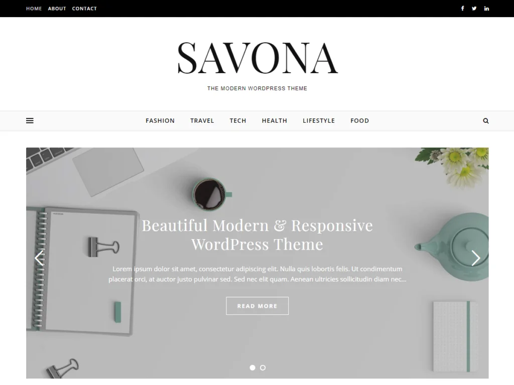 Savona Pro Theme with 1 Year of Support + Install Theme & Demo product image (1)