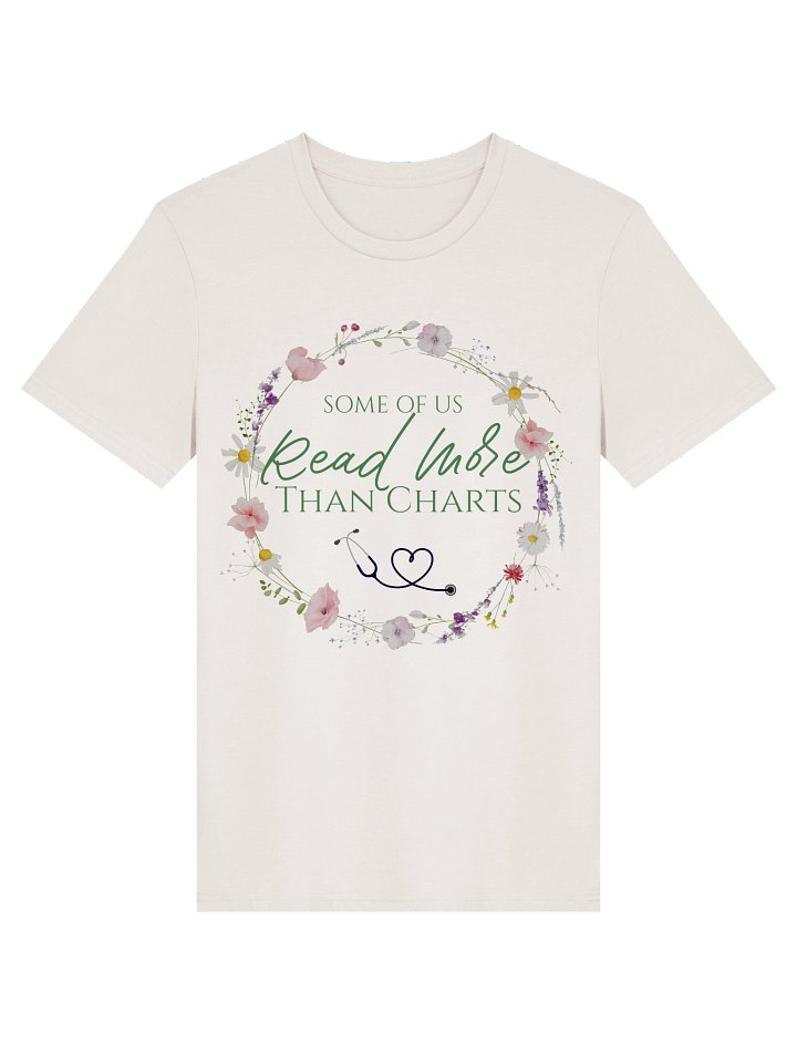 Some Of Us Read More Than Charts Organic Tee - product image (1)