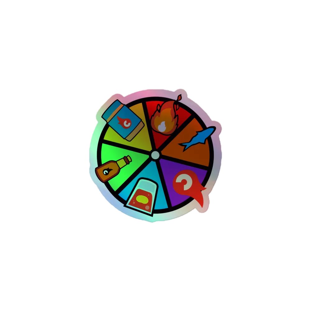 Wheel Holographic Sticker product image (1)
