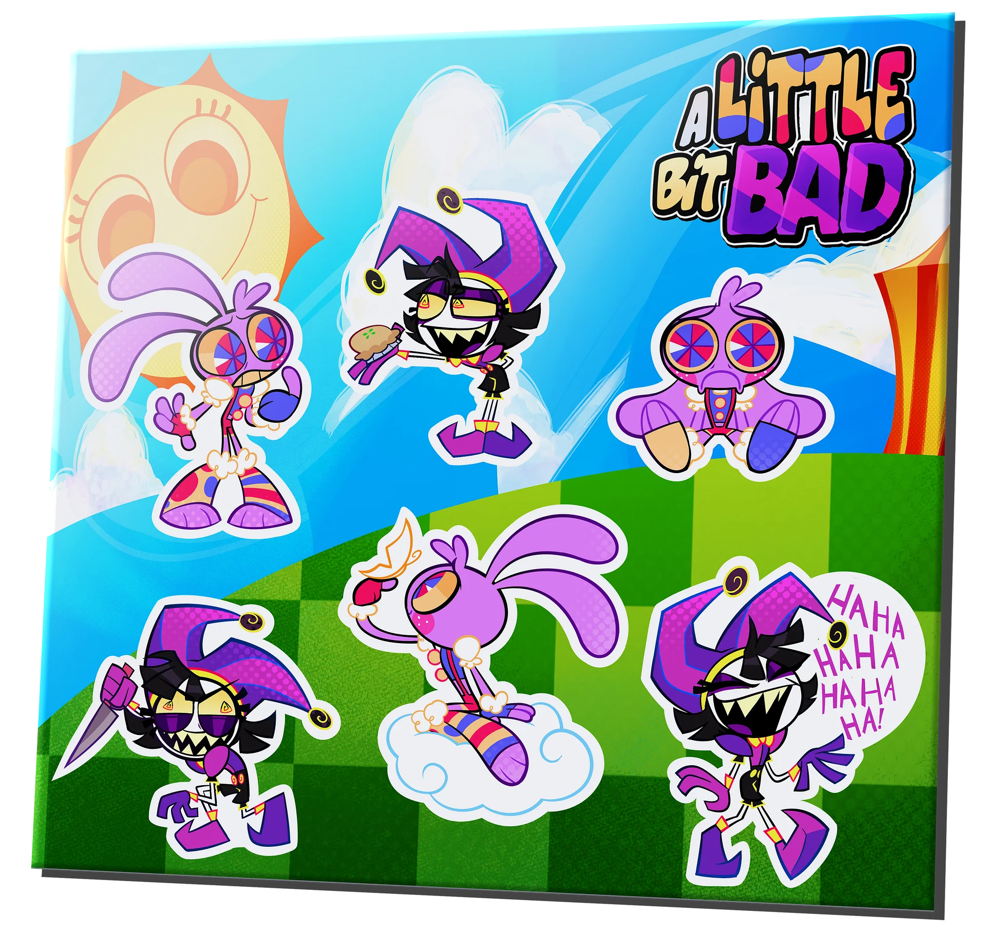 Little Bit Bad Sticker Sheet product image (1)