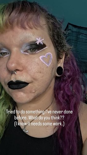 I've been breaking out a LOT lately. I think it's from Molly always licking my face. 😆 But I tried to do an eyeshadow/eye mak...
