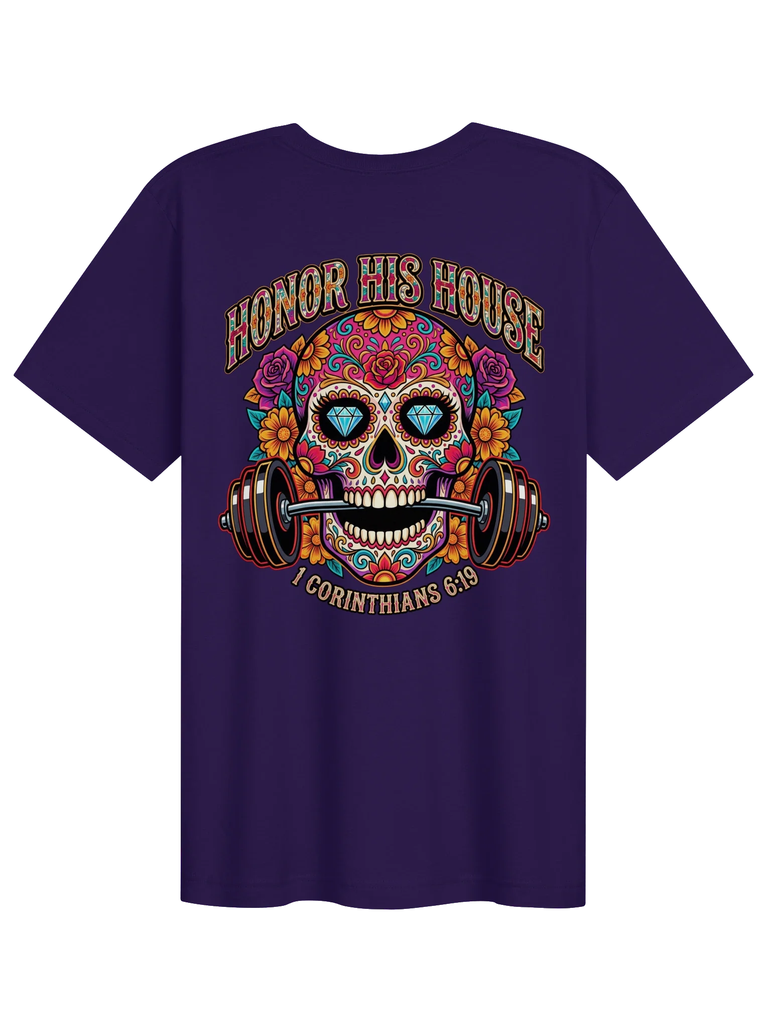 Unisex His House Sugar Skull T-Shirt by His House