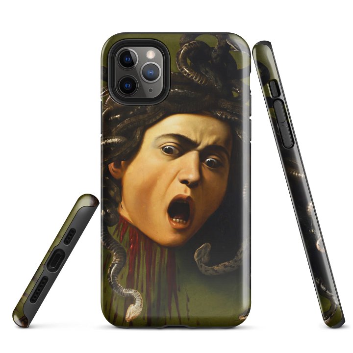 Caravaggio – Medusa (1597) iPhone® Tough Case product image (1)