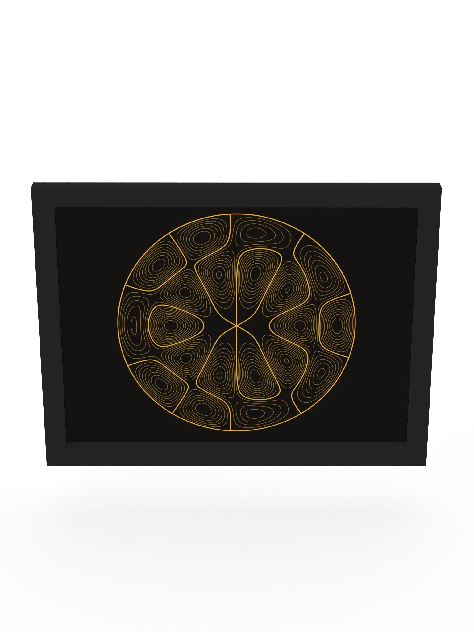 Throat · Lines Framed Poster product image (70)