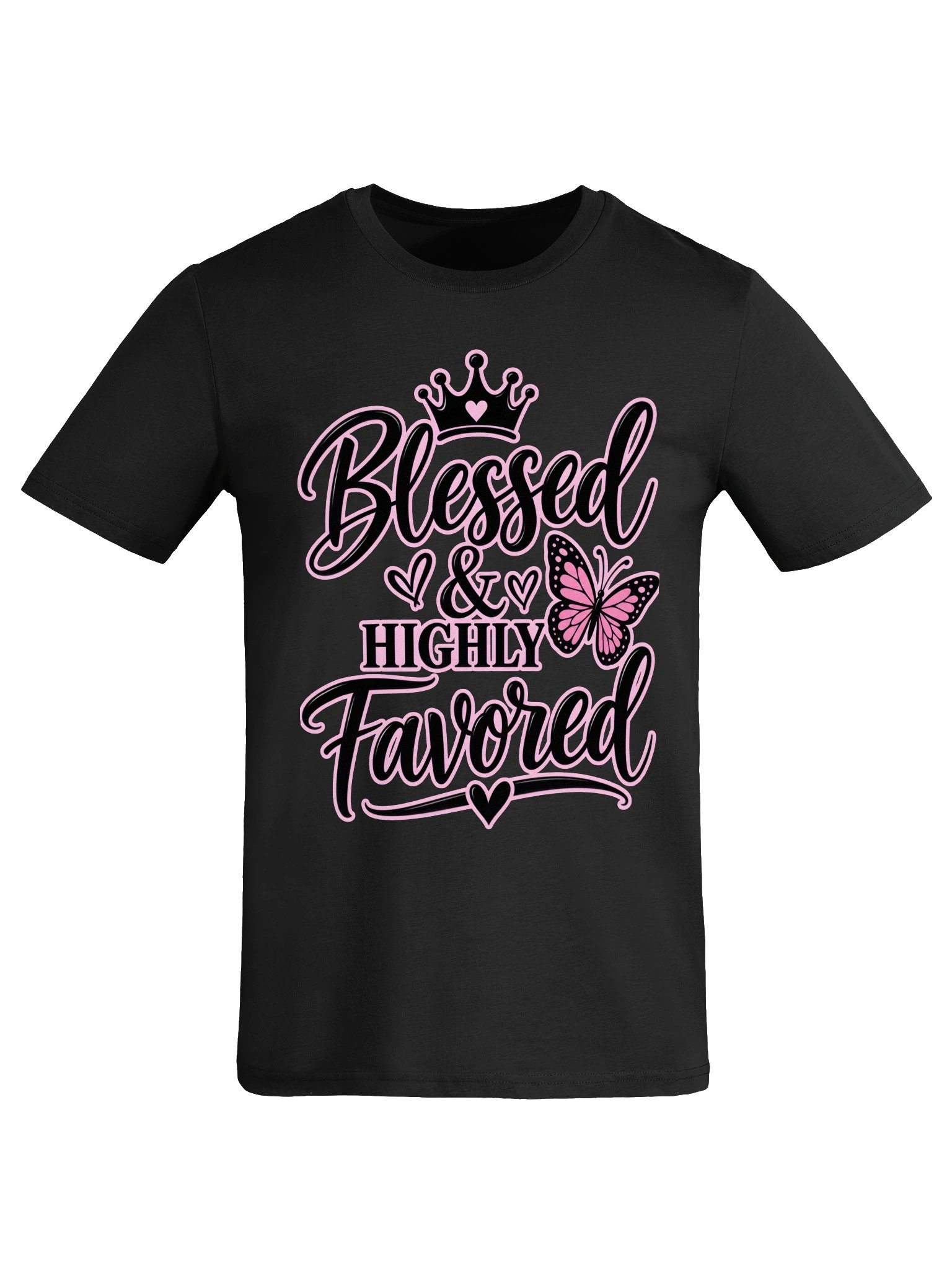 Blessed & Highly Favored Crown Tee product image (70)