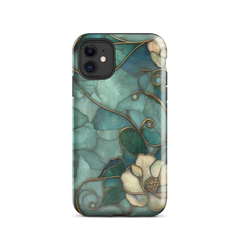 Golden Filigree Floral iPhone Tough Case product image (24)