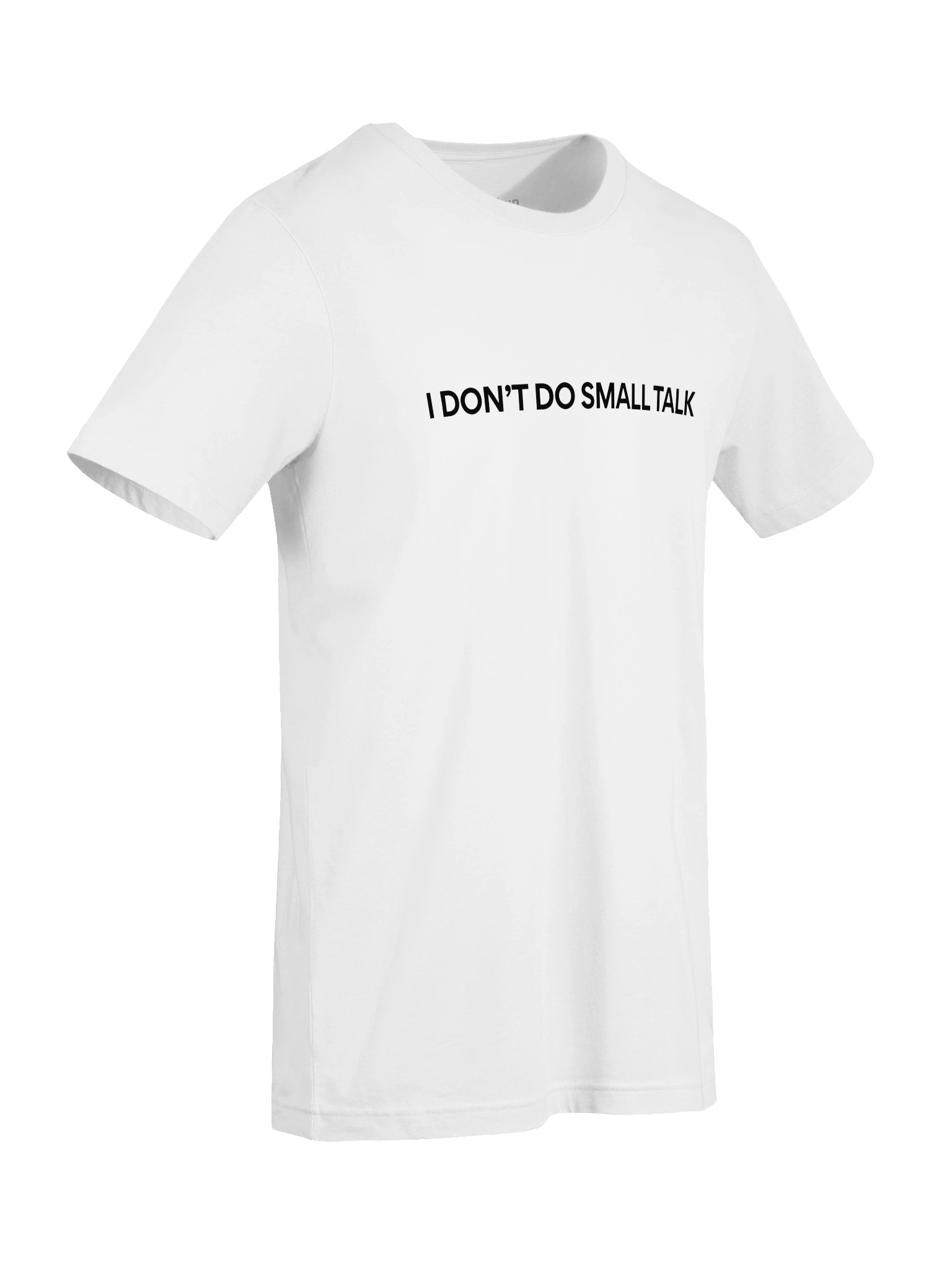 I Don’t Do Small Talk Tee - WHITE product image (7)