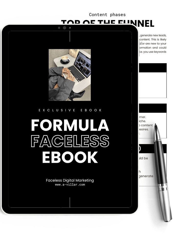Exclusive Ebook: Formula Faceless product image (1)