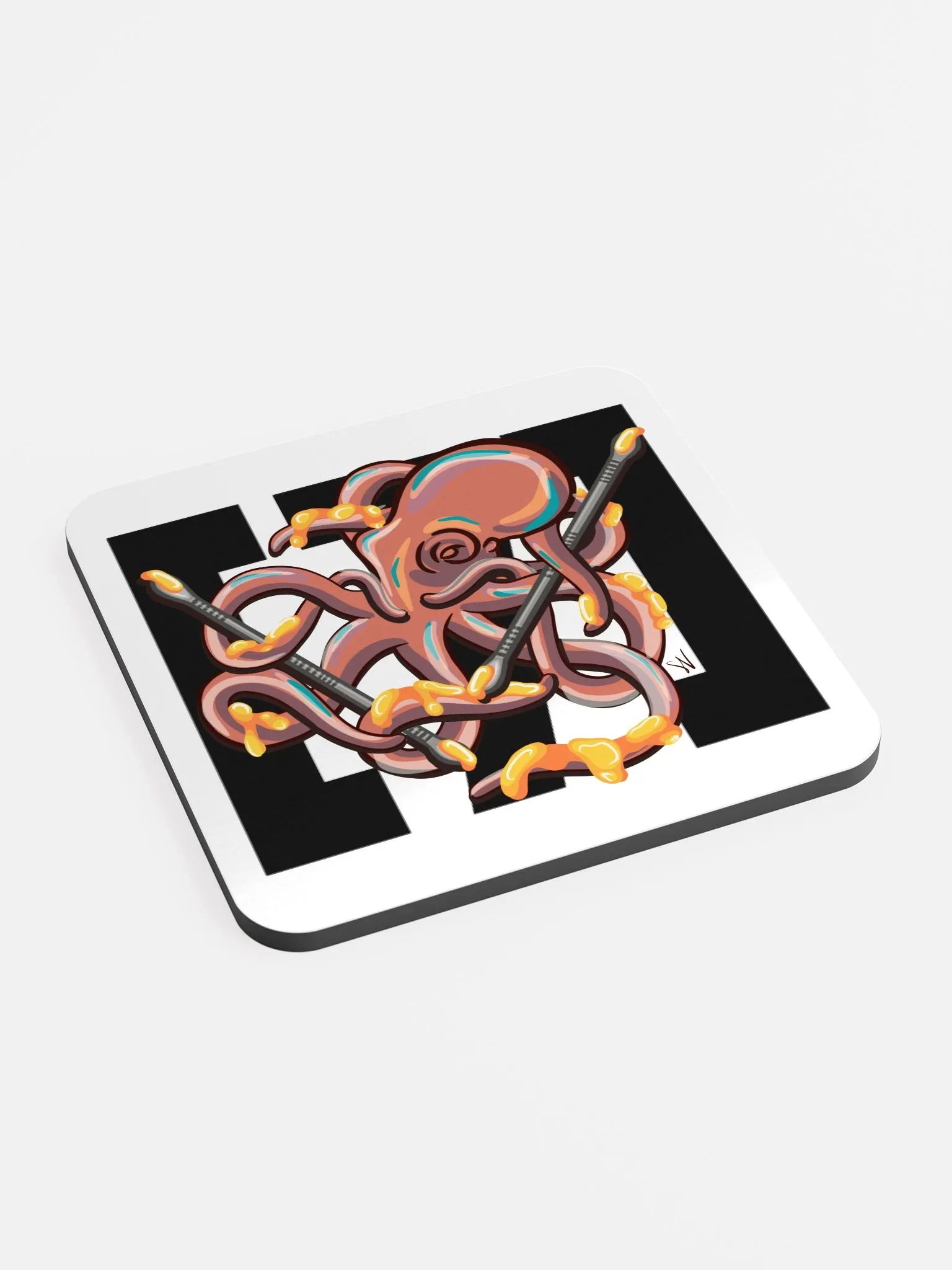 ASolid7 Dabbing Septopus Single Dab Coaster product image (4)