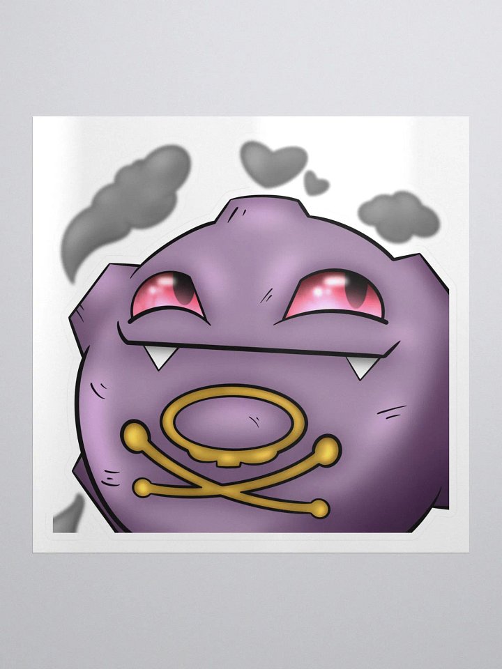 kough kough...O.O... koffing sticker product image (1)