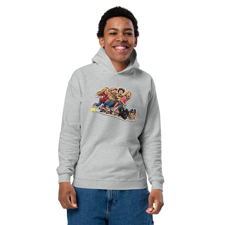 Skateboarding My PB and J Youth Hoodie product image (2)