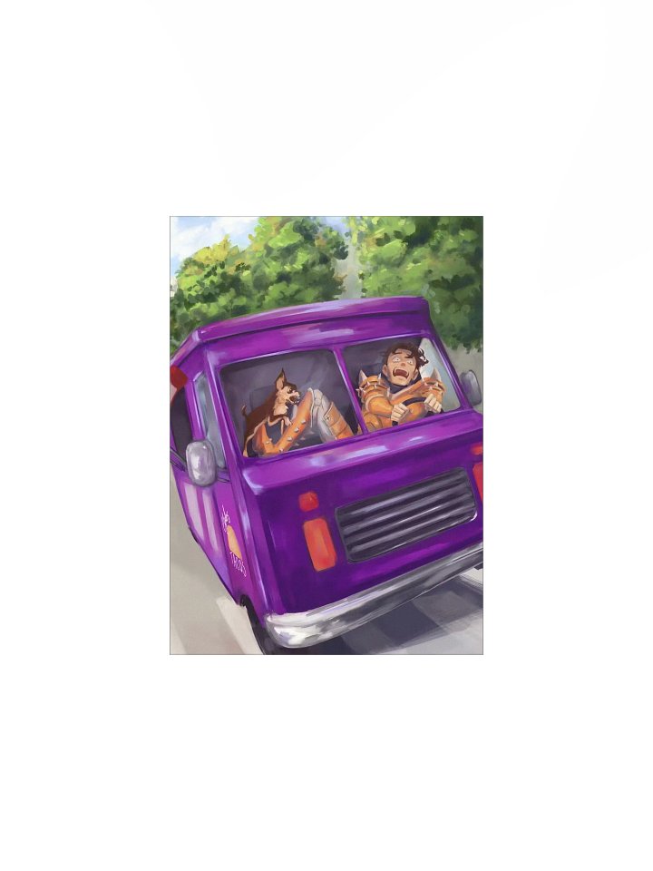 Karl Goodson and the Food Truck Fiasco Art Print (Mazzaroth: Reishosan) product image (3)