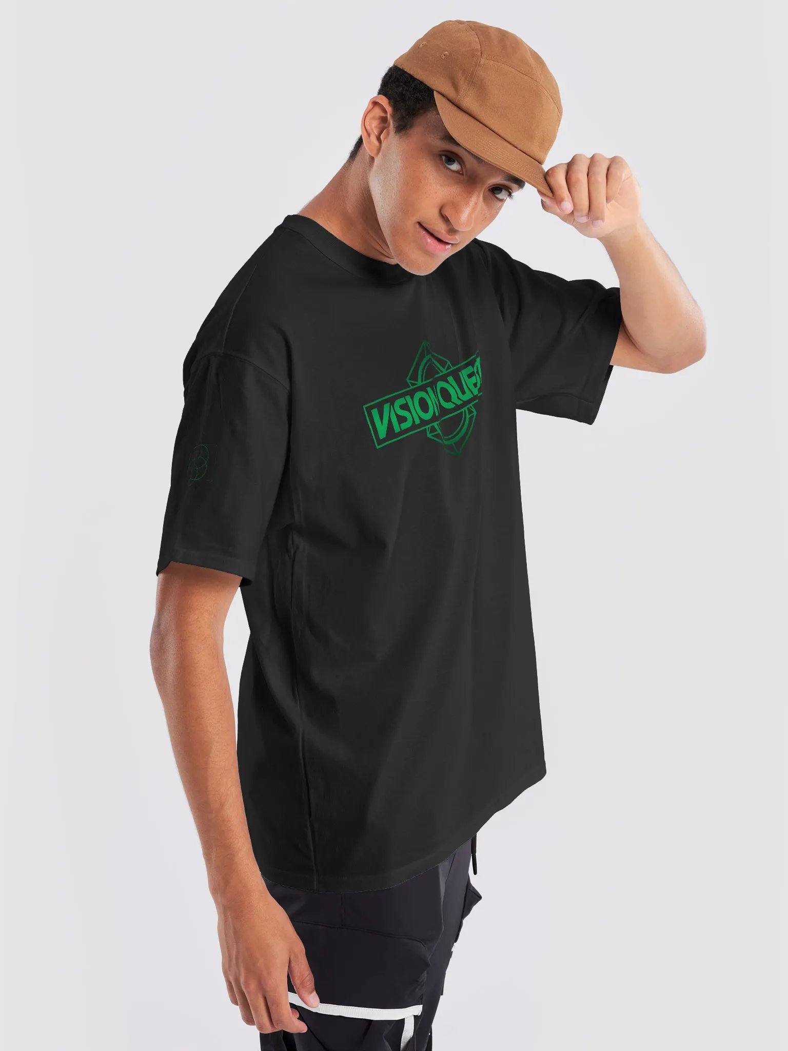 Vision Quest Black/Green T-Shirt product image (7)