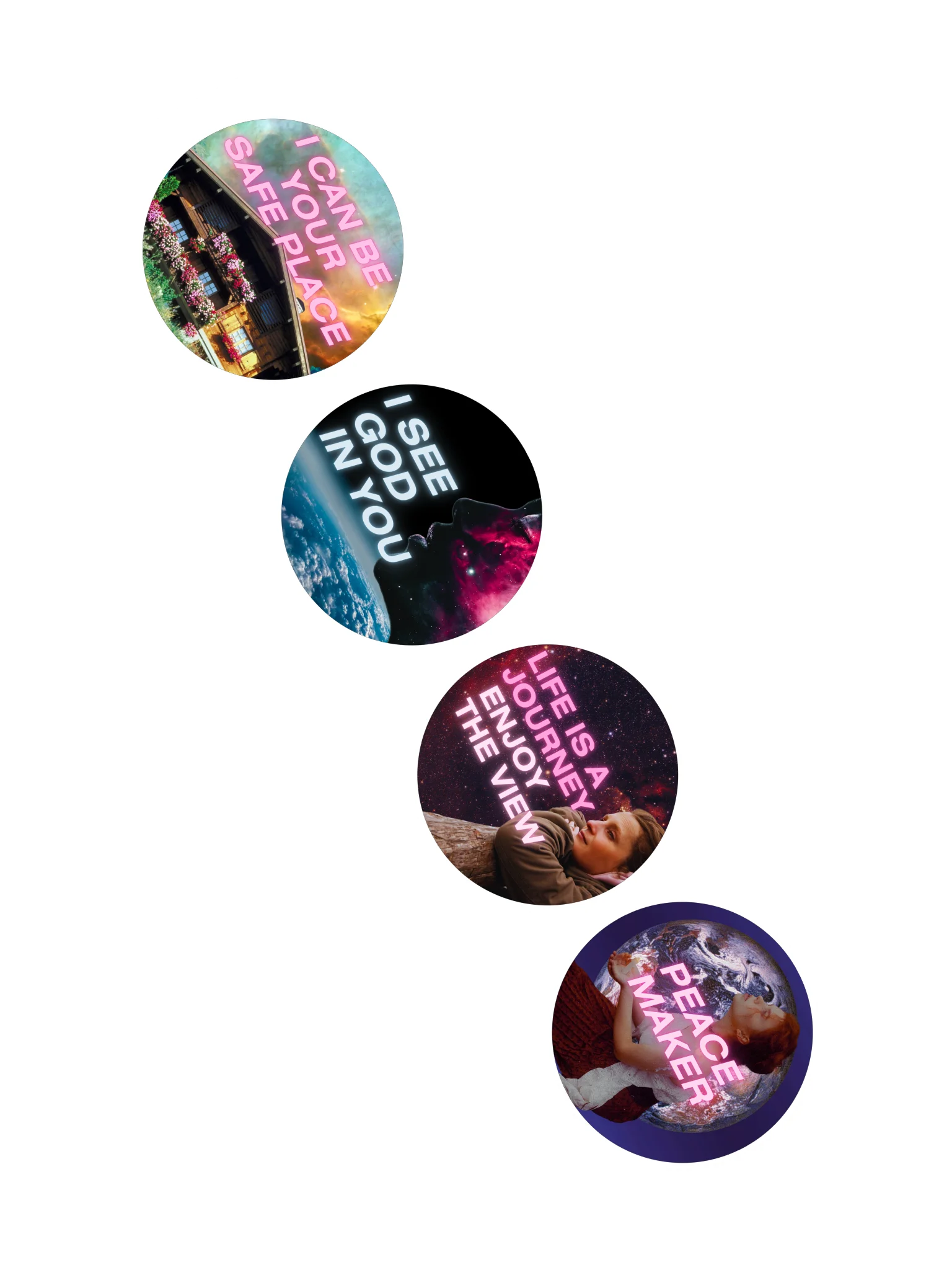 Seeds of Love #4 (Sticker Set of 4) product image (2)