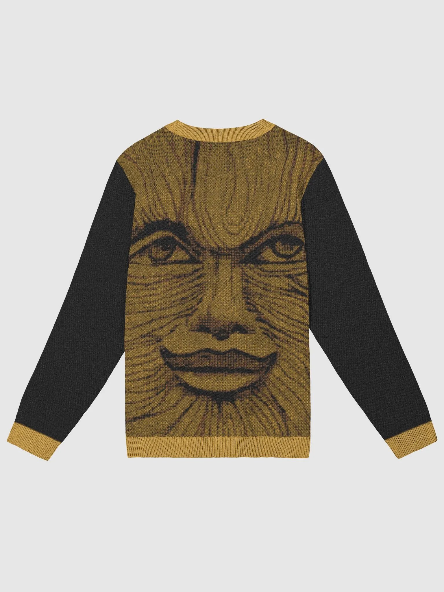 Green man fine knit jumper product image (8)