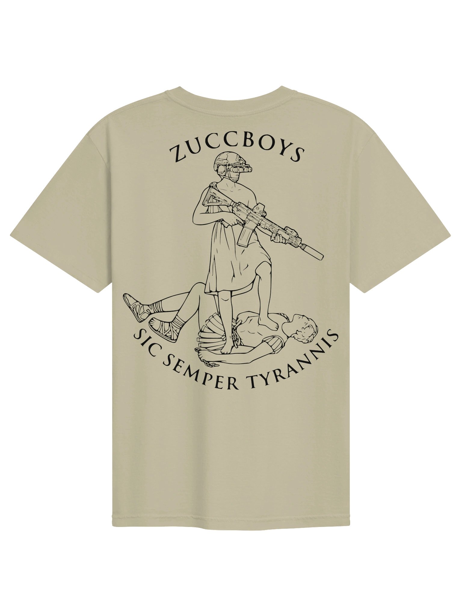 ZuccBoys Seal Tee Khaki product image (2)