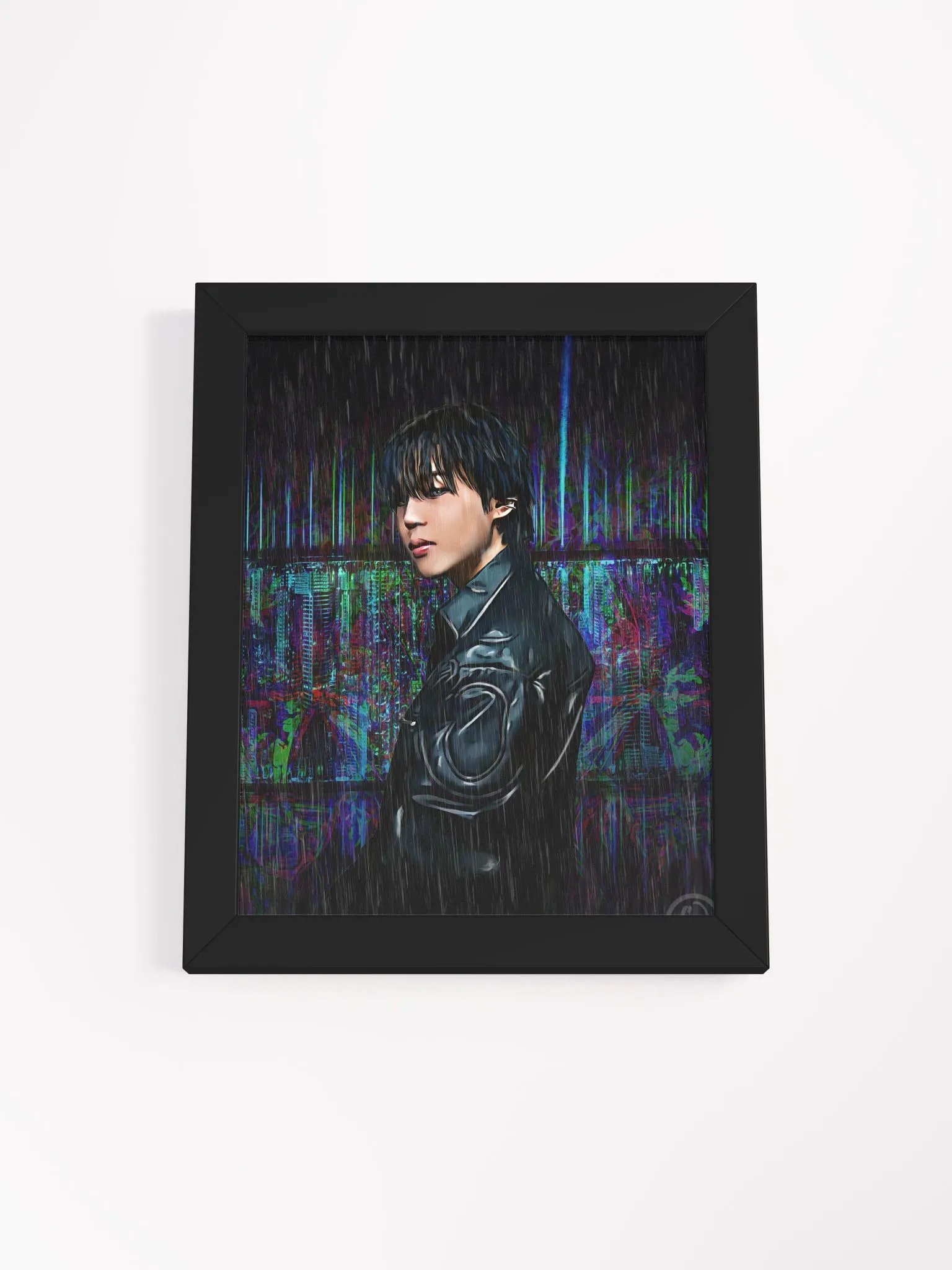 BTS - Rainy Cyber Jimin - Designed by ChimberArt product image (1)