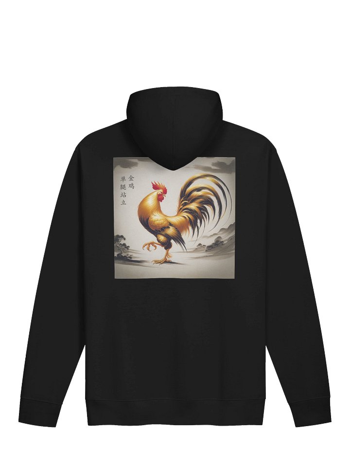 Golden Rooster Stands on One Leg Premium Hoodie product image (1)