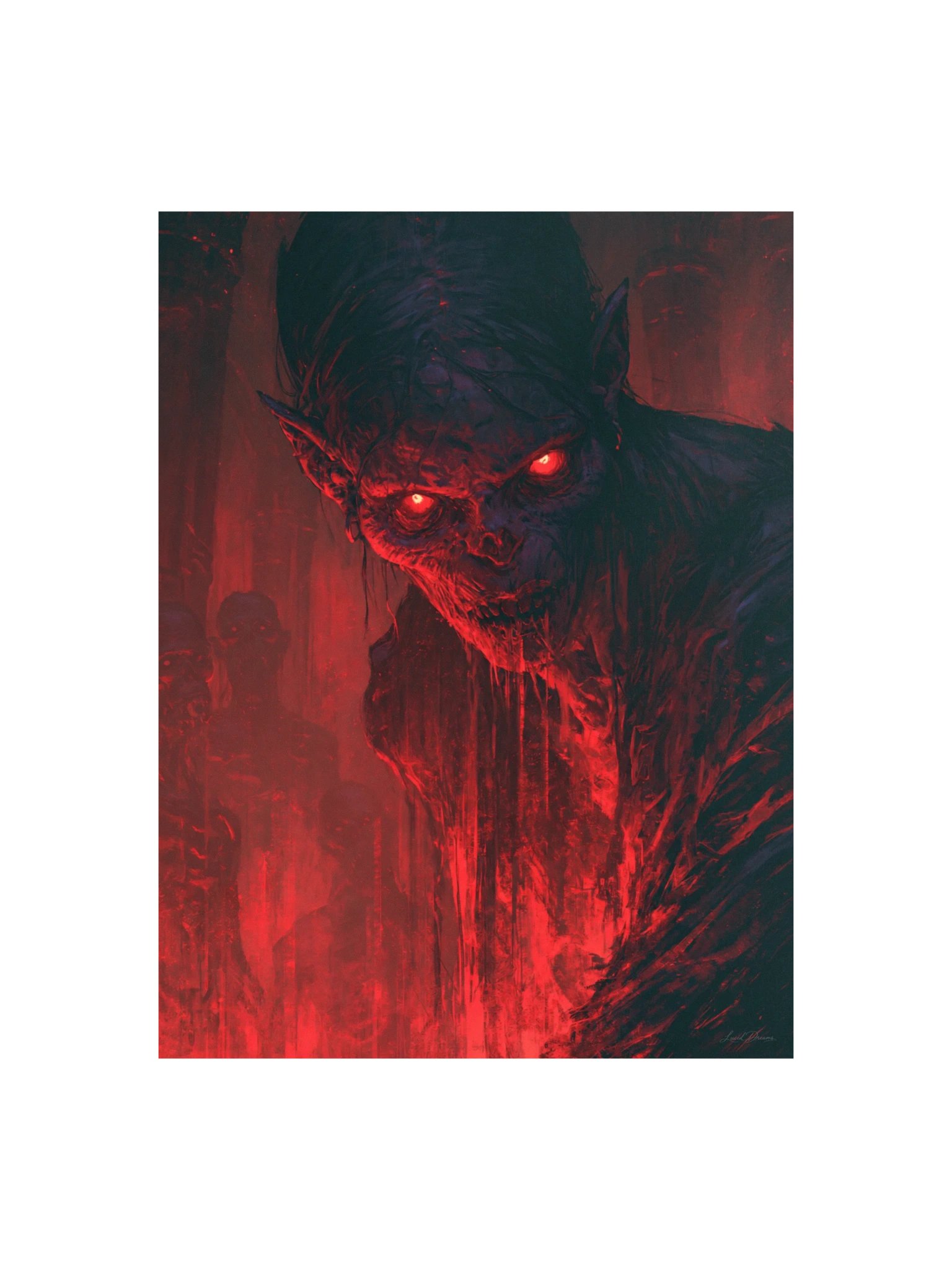 Crimson Monster Art Print — Crimson Revenant product image (5)