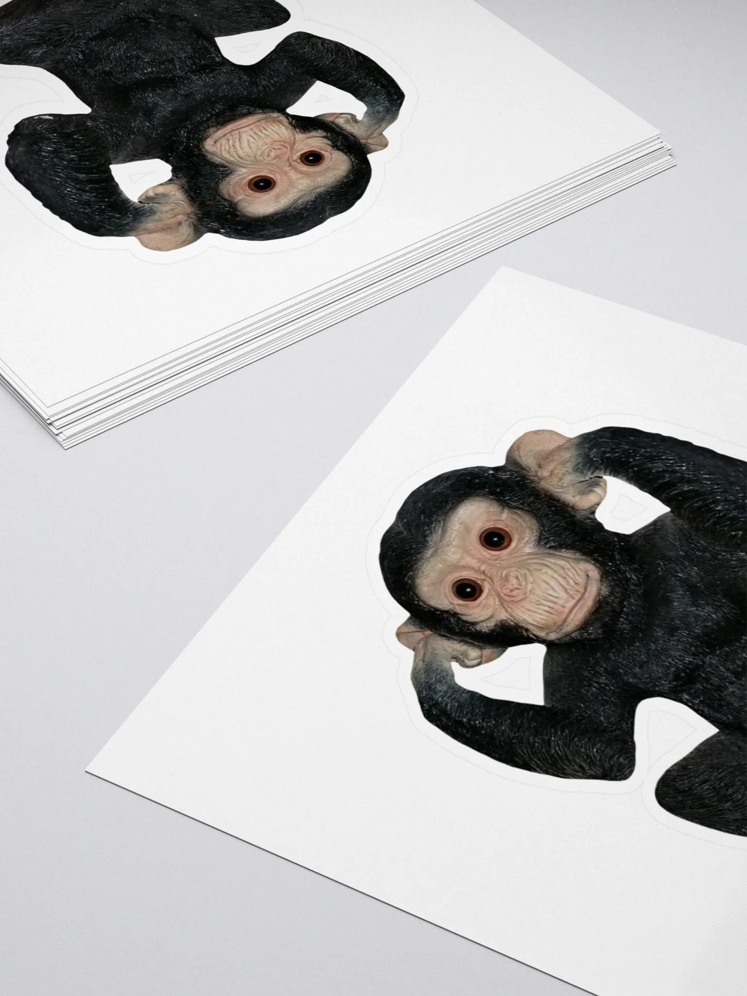 cursed ape sticker product image (5)