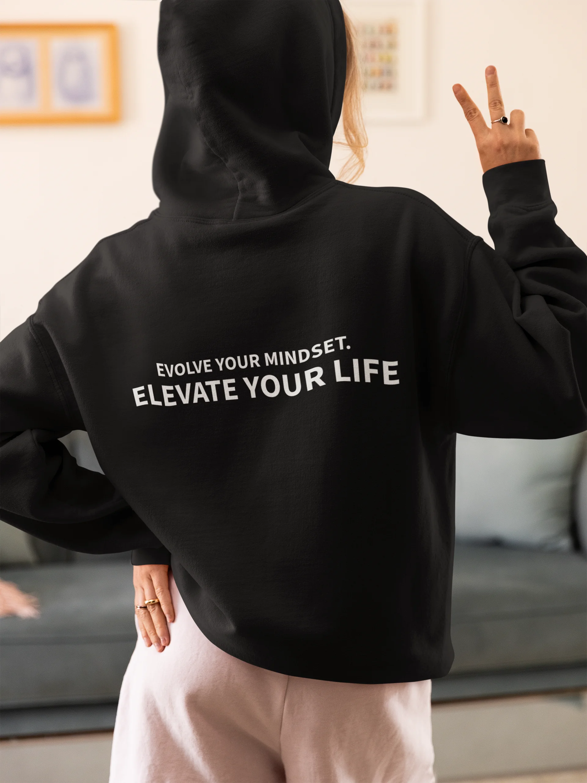 Evolve your mindset. Elevate your life. Hoodie product image (1)