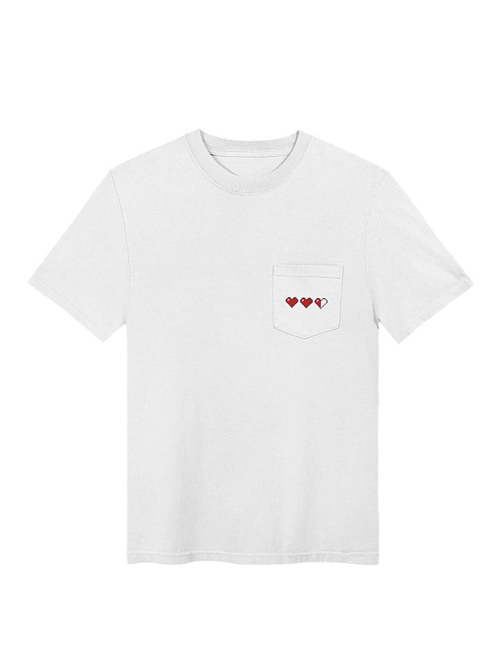 8-Bit Heart Ache Pocket Tee product image (1)