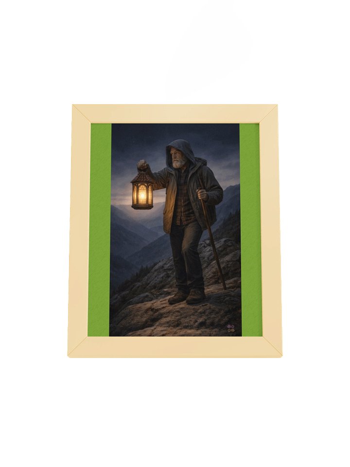9 The Hermit Tarot Art Framed Poster product image (1)