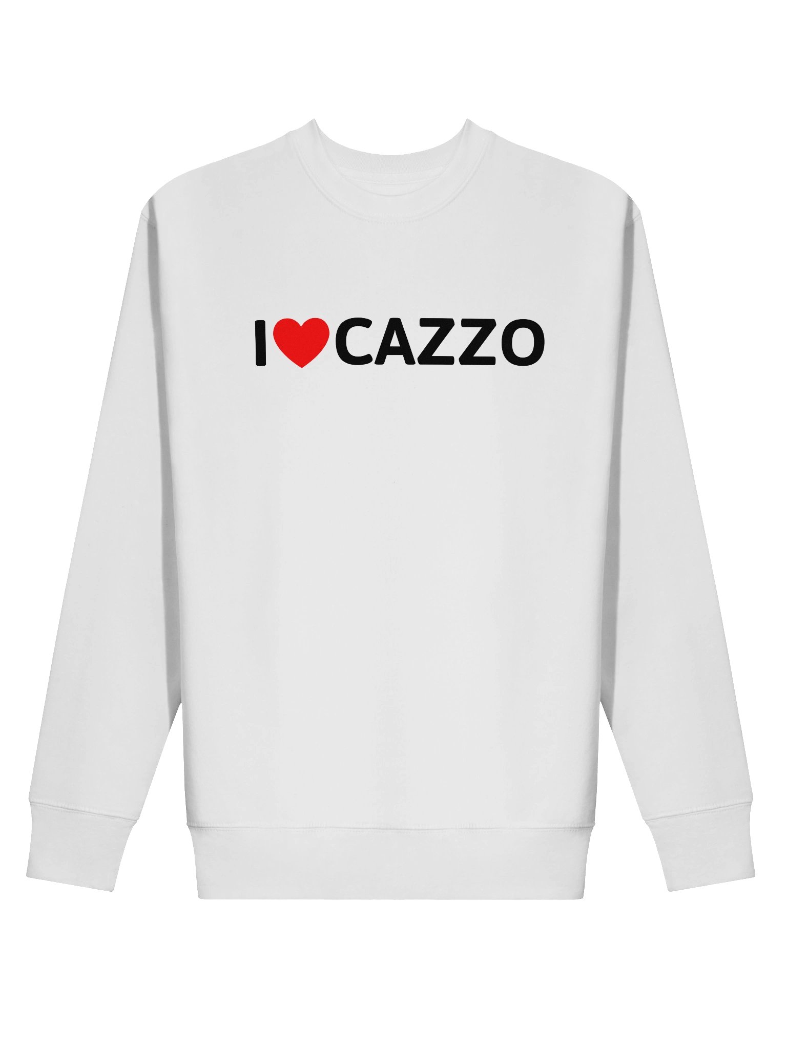 I ♥️ cazzo crewneck light product image (2)
