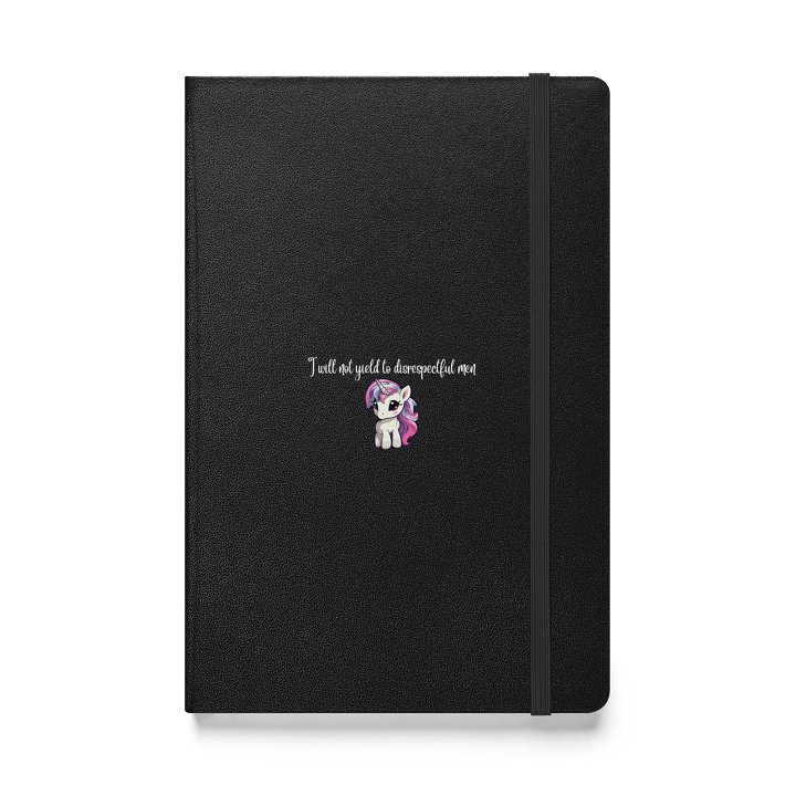 I will not yield pink unicorn notebook product image (1)
