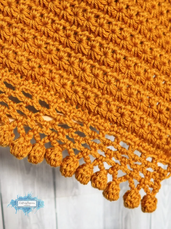 Stars & Pom Poms Crochet Baby Blanket Pattern (PDF) product image (2)