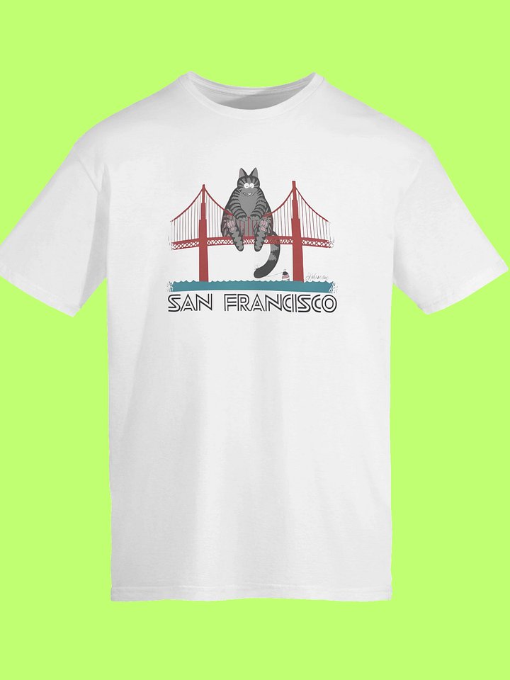 San Francisco Bridge Cat Shirt product image (113)