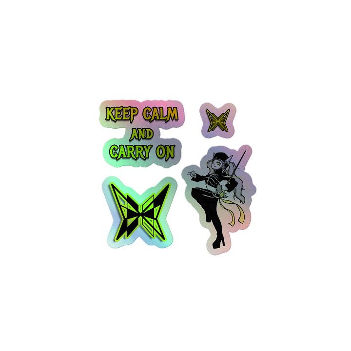 Emo on - Holo Stickers product image (1)