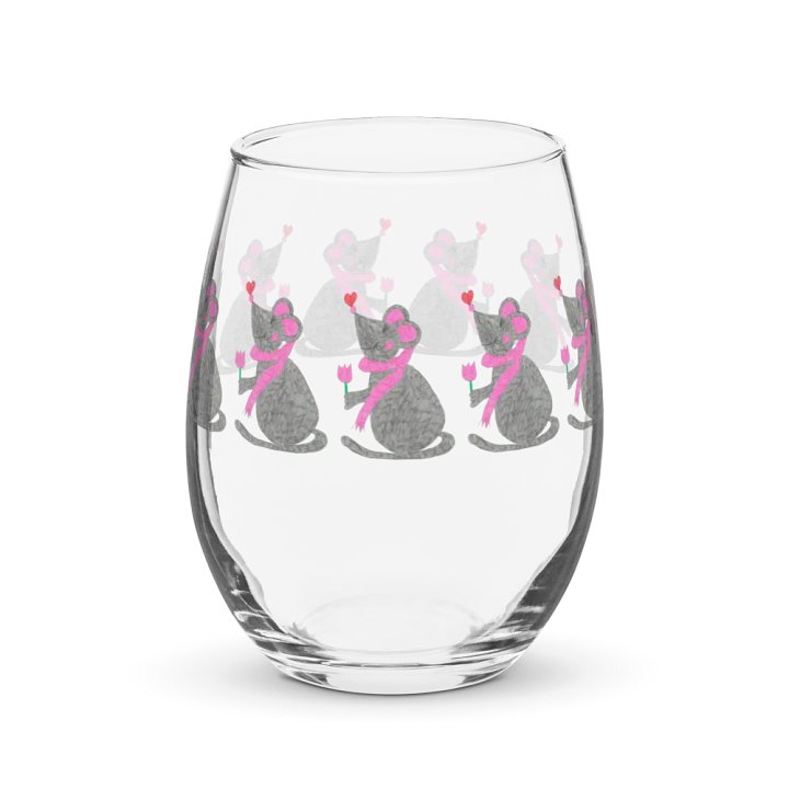 Tulip mouse Stemless Wine Glass product image (1)