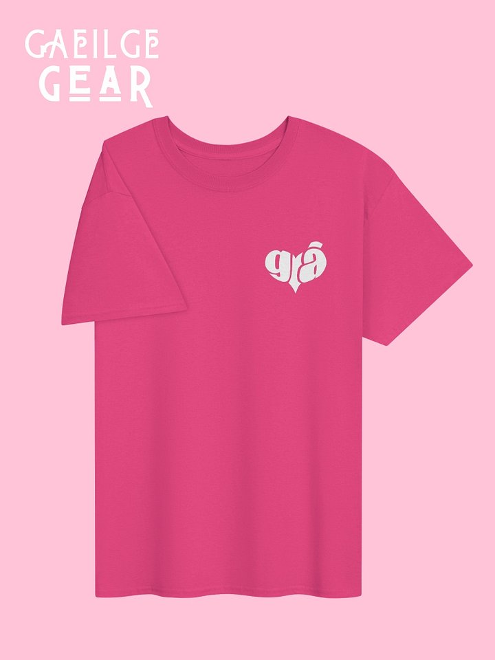 Grá Means Love 🩷 Basic T-Shirt in Irish / Gaeilge product image (1)