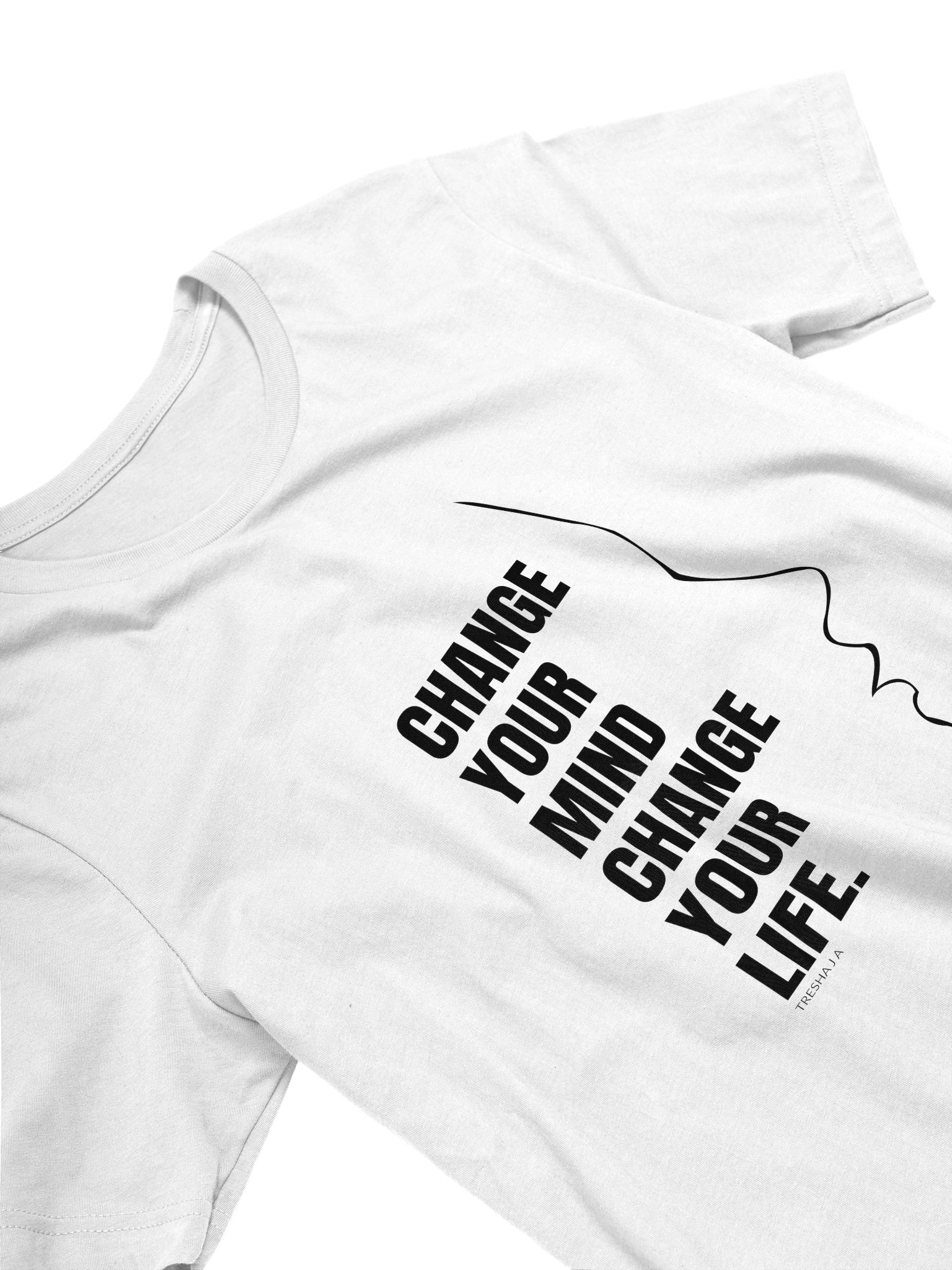 Change Mindset Tee - White product image (3)